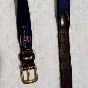 Blue and green swordfish Vineyard Vines belt